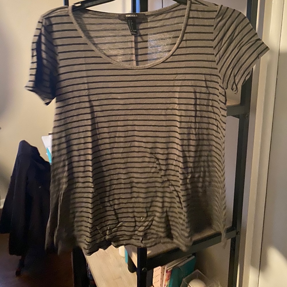 Olive and black stripped Shirt